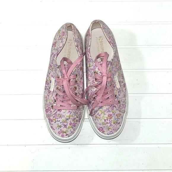 Superga x LoveShackFancy Ditsy Floral Print Canvas Sneaker - Picture 2 of 12